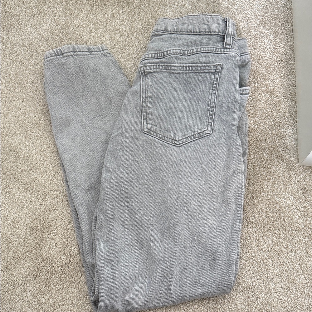 Mango -  Light Gray Denim - Slim / Straight